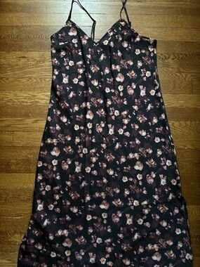 a new day Floral Slip Dress with Pink and Cream Blooms